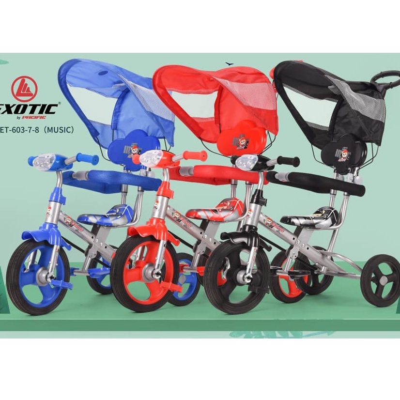 Jual Exotic Sepeda Roda 3 Anak ET 603-7-8 | Shopee Indonesia