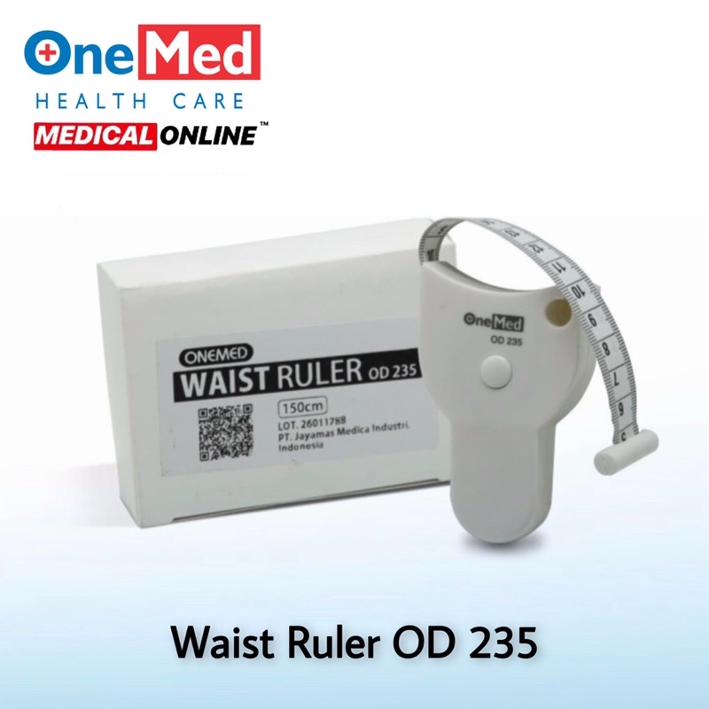 Jual ALAT PENGUKUR LINGKAR TUBUH WAIST RULER OD OD METERAN ONEMED MEDICAL ONLINE