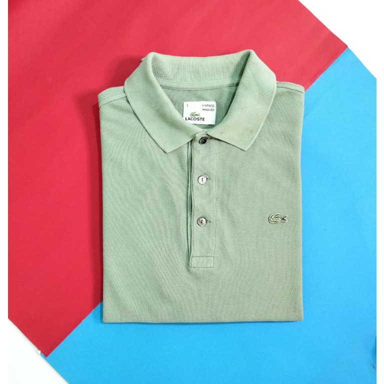 Lacoste vintage deals washed polo