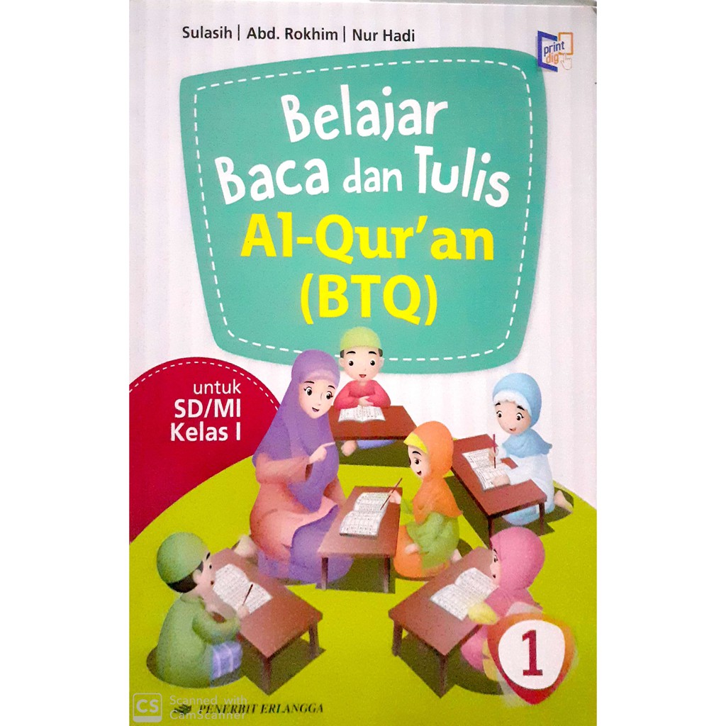 Jual BUKU BELAJAR BACA TULIS AL-QURAN(BTQ) JL.1/REVISI SD/MI KELAS 1 ...