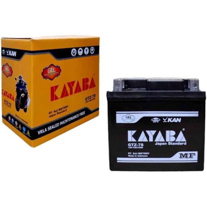 Jual aki motor vario 125 cc / vario 150 cc merk kayaba gtz7s 7 ampere