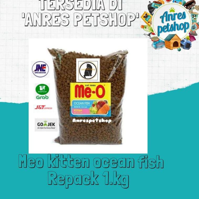 Jual Me-o Ocean Fish REPACK 1 KG. Meo kitten 1 kg 1 kg 1000 gram (ART ...