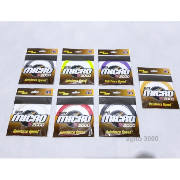 Jual SENAR RAKET BADMINTON RS SUPER MICRO 2000 - 0.68MM ORIGINAL MURAH ...