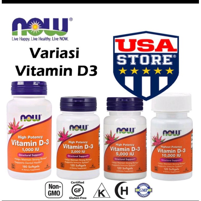 Jual now vitamin D3 5000IU isi 120 softgell/vitamin D3 5000IU/vitamin ...