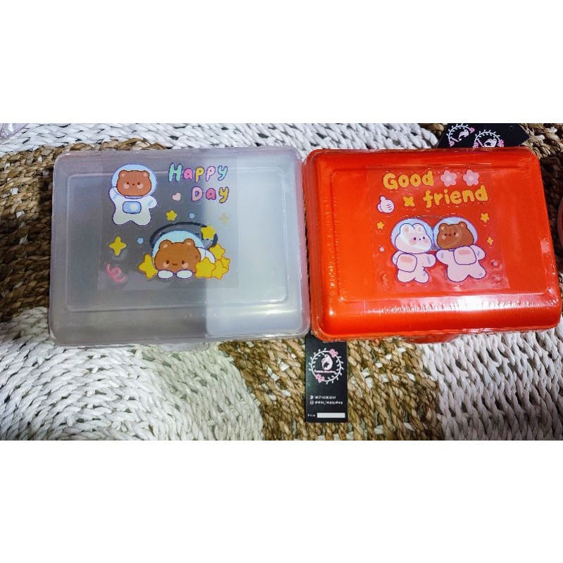 Jual SHS Lunch box, lunchbox, kotak bekal sandwich sekat dengan bonus 2 ...
