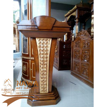 Jual Mimbar podium Minimalis jati | Shopee Indonesia