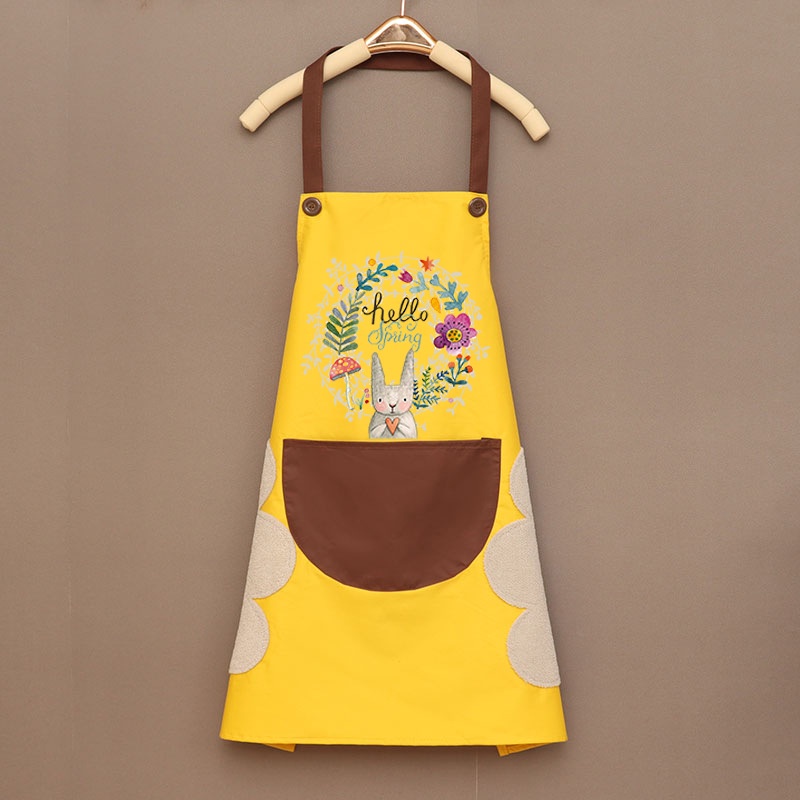 Jual Apron Celemek Masak Celemek Anti Air Apron Waterproof Celemek Masak Bahan Kain Premium