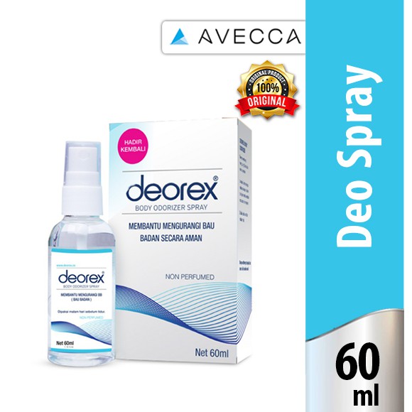 Jual Deorex Body Odorizer Spray / Body Spray / Deorex Spray | Shopee ...