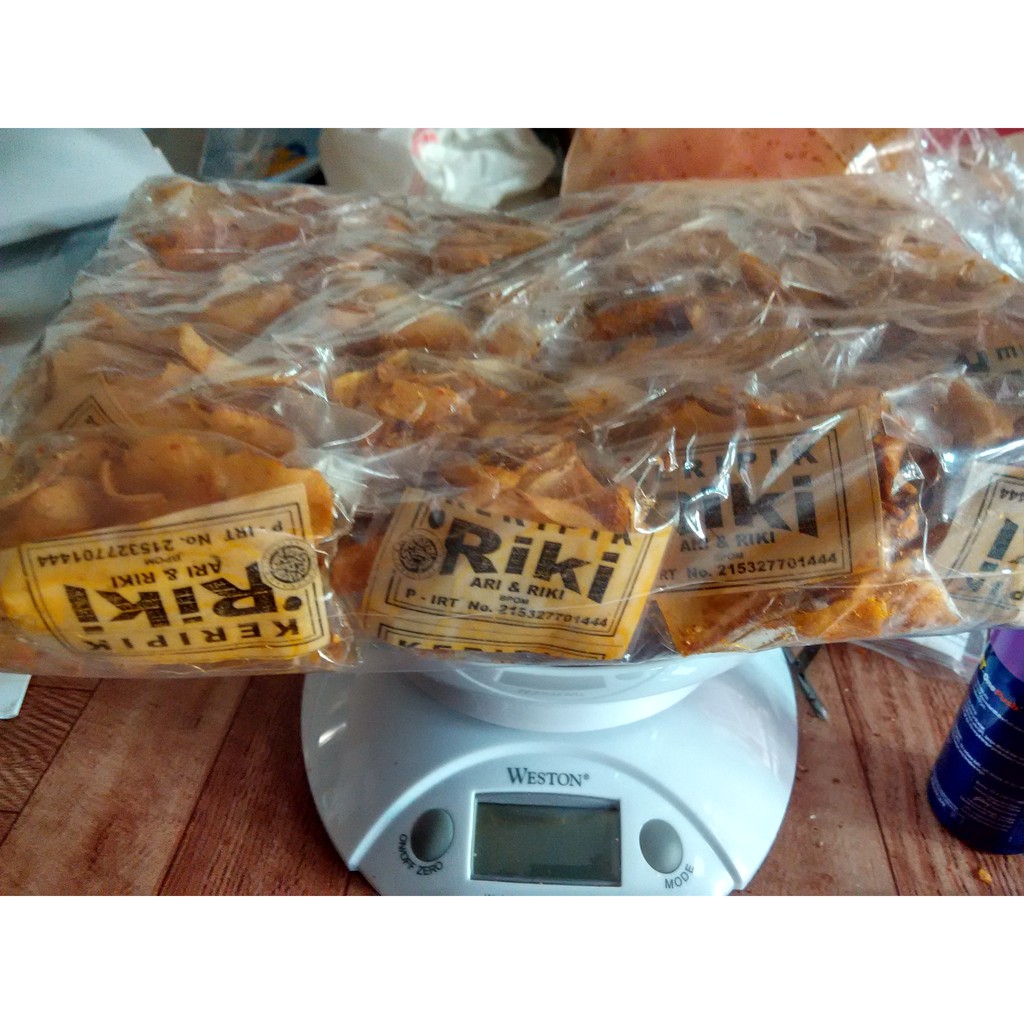 Jual Keripik Setan Keripik Super Pedas Riki Asli Versi Bungkusan