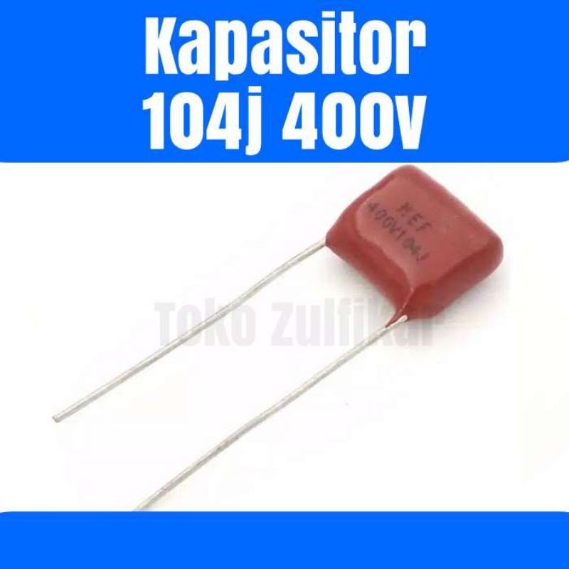 Jual Kapasitor Film 104 100nf 400V 10mm | Shopee Indonesia