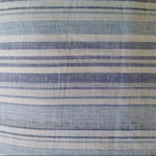 Jual Kain Linen Stripe Biru - BW | Shopee Indonesia