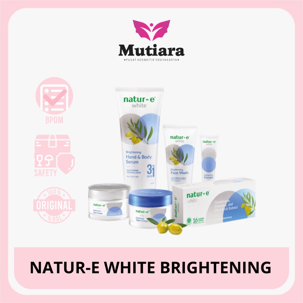 Jual NATURE WHITE BRIGHTENING CREAM/FACEWASH/SERUM/LOTION Shopee