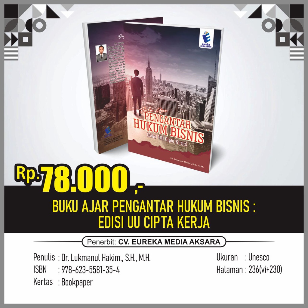 Jual Buku Ajar Pengantar Hukum Bisnis (Edisi UU Cipta Kerja) | Shopee ...