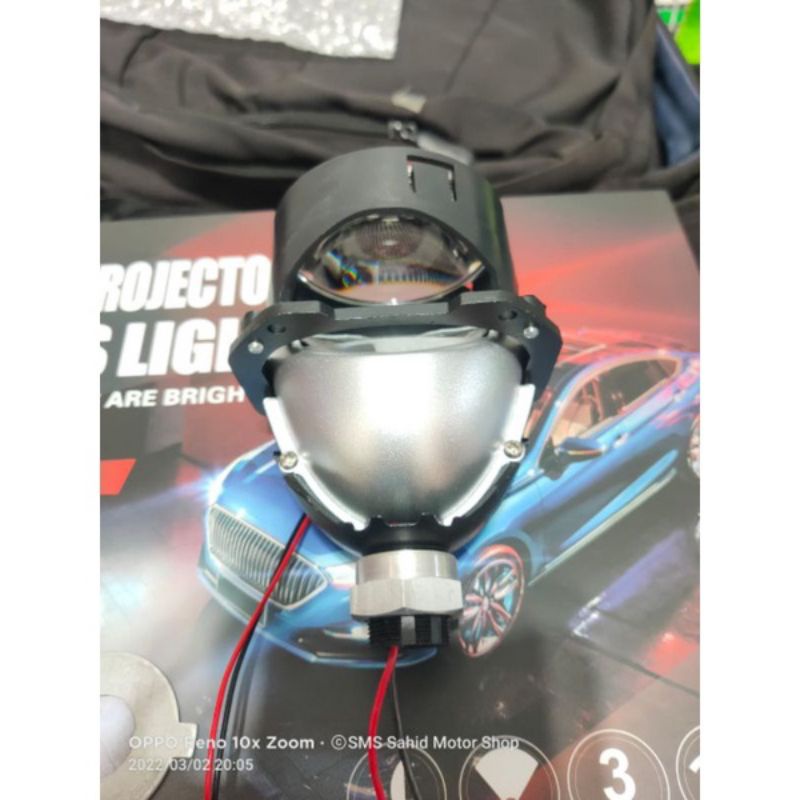 Jual proji projector iphcar wst 2.5 inci bluelens 30 watt dan 37 watt ...