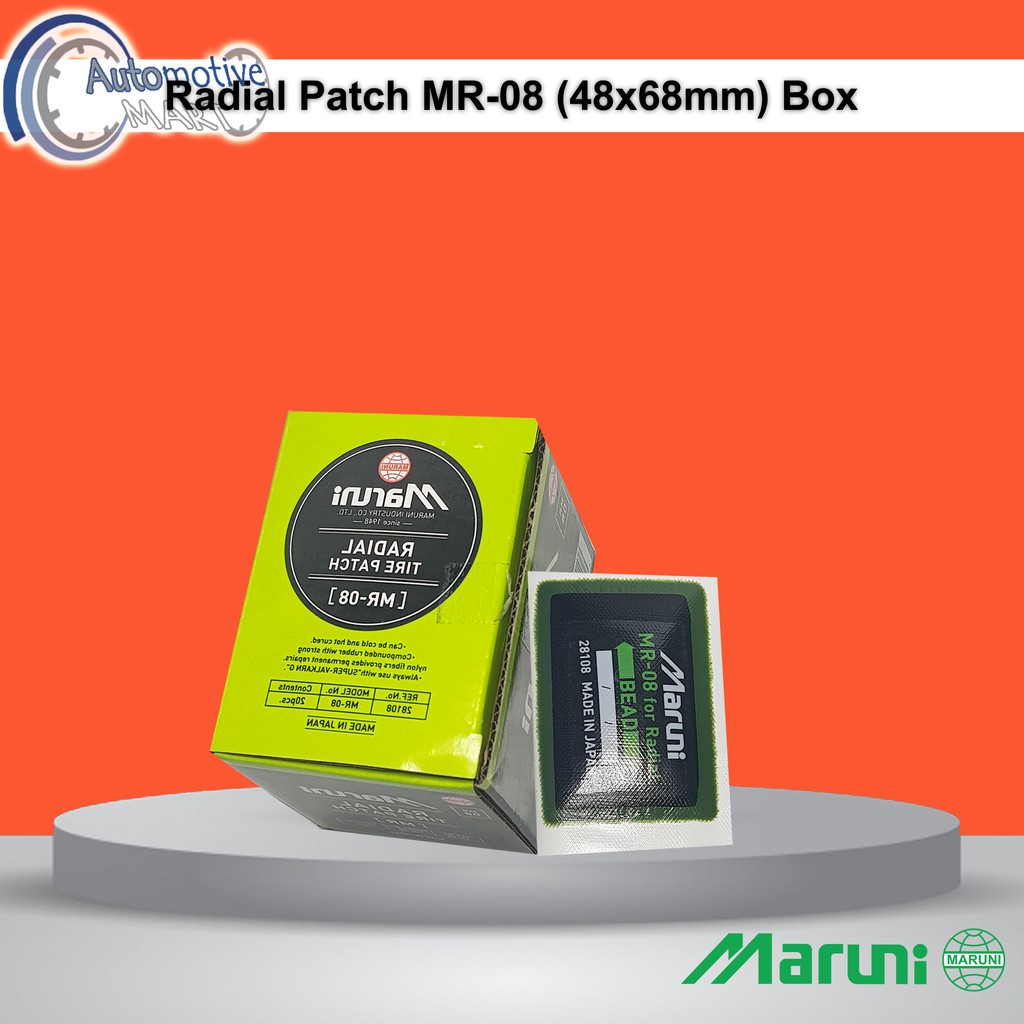 Jual Maruni Radial MR-08 Box Isi 20pcs Karet Koyok Tambal Ban TipTop ...