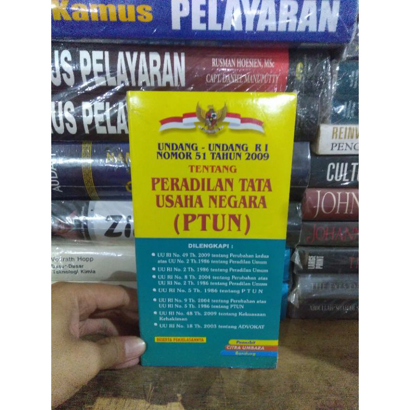 Jual Undang Undang RI Nomor 51 Tahun 2009 Tentang Peradilan Tata Usaha ...