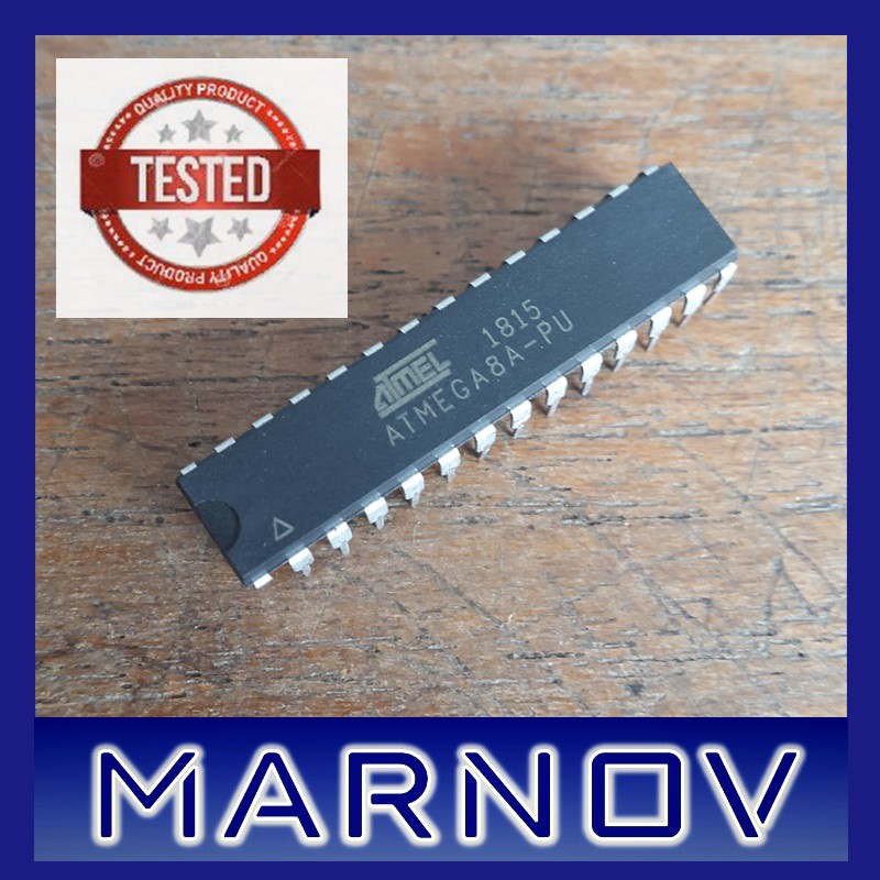 Jual Lulus Uji - Atmega8A Atmega 8A IC DIP 28 pin 28p Marnov | Shopee ...