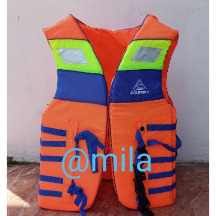 Jual JAKET PELAMPUNG RENANG ATUNAS / ROMPI PELAMPUNG ORANGE Size S,M,L ...