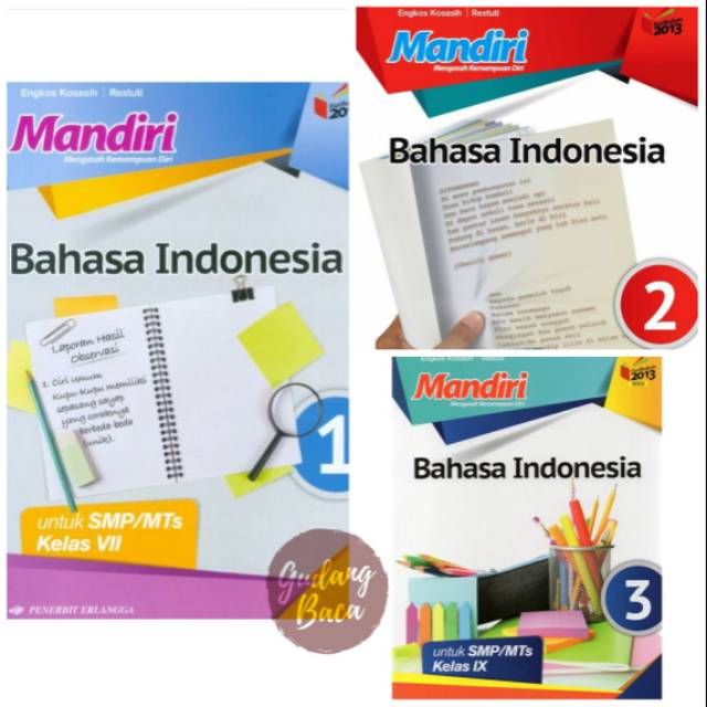 Jual Mandiri Bahasa Indonesia Untuk SMP/ Mts Kelas VII/ VIII/ IX K13N ...