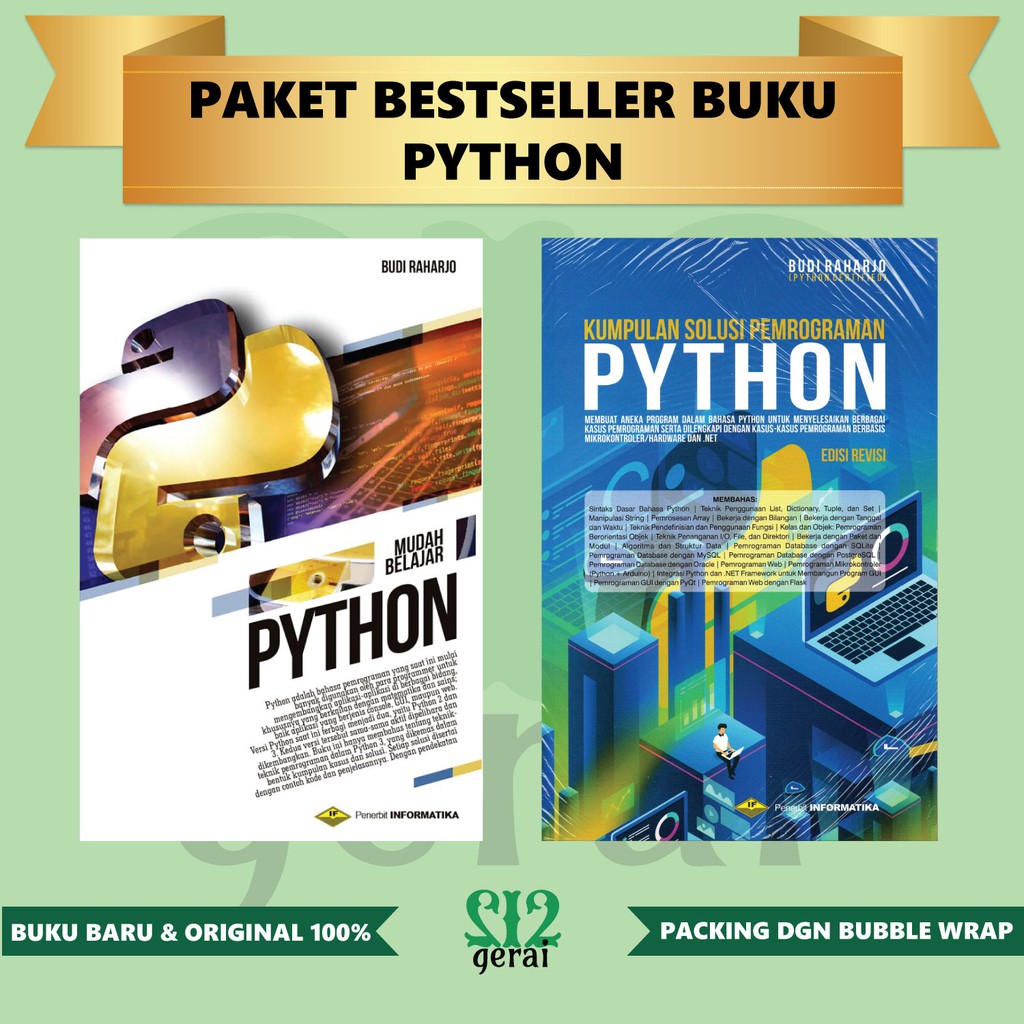 Jual PAKET BUKU PEMROGRAMAN PYTHON | Shopee Indonesia