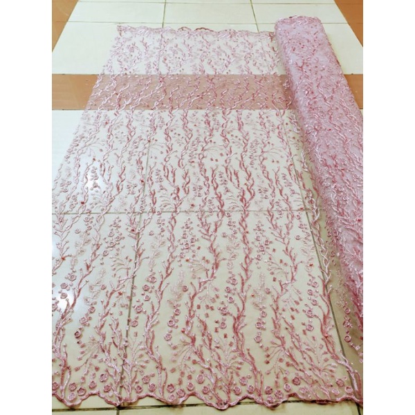 Jual Bahan Tile Akar Rajut Pakai Mutiara Bunga | Shopee Indonesia