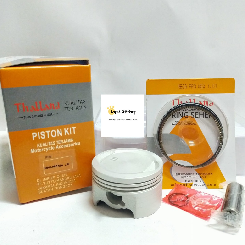Jual PISTON KIT MEGA PRO NEW SEHER SET MEGA PRO NEW / SEHER VERZA OS STD 25 50 75 100 THALLAND