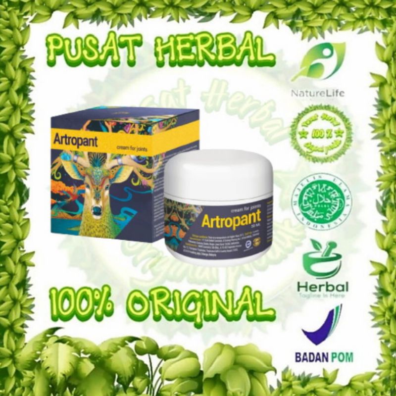 Jual ARTROPANT 100% ORIGINAL CREAM ASLI-ANTROPANT ISI 50ML OBAT NYERI ...