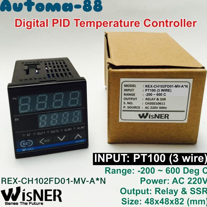 Jual RKC REX-C100 Input RTD PT100 -50~600C Out SSR Temperature ...