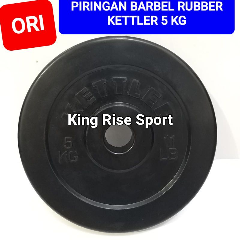 Jual Kettler Rubber Plate/ Piringan Barbel Karet 5 Kg Shopee Indonesia
