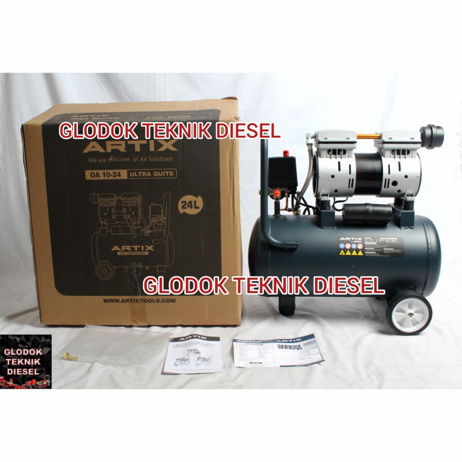 Jual Kompresor Oilless 1 HP MATRIX OIL FREE COMPRESSOR OFS750-25 OIL ...