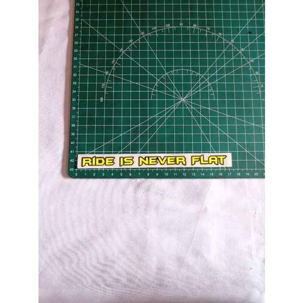 Jual Stiker Helm Motor Sticker Ride is Never Flat Cutting | Shopee ...
