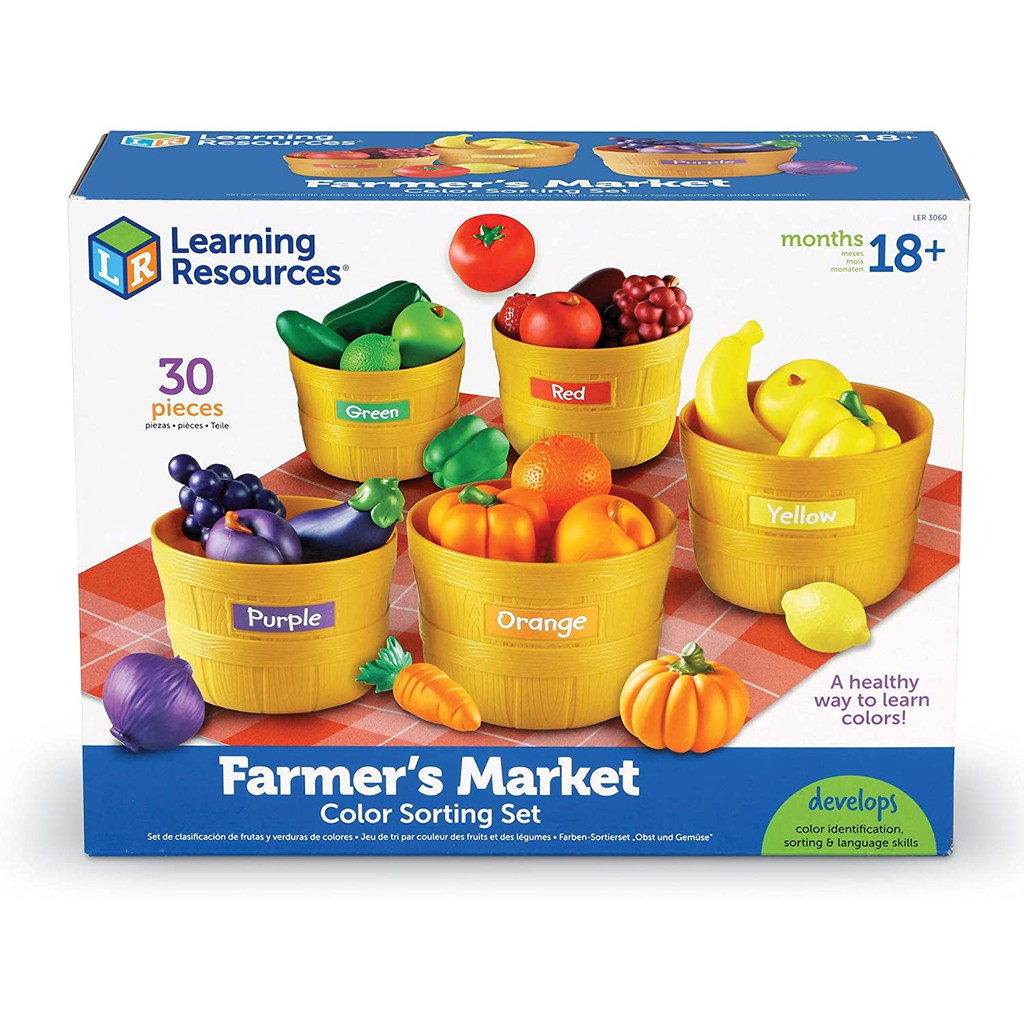 Jual Learning Resources - Farmer's Market Color Sorting Set, Belajar ...