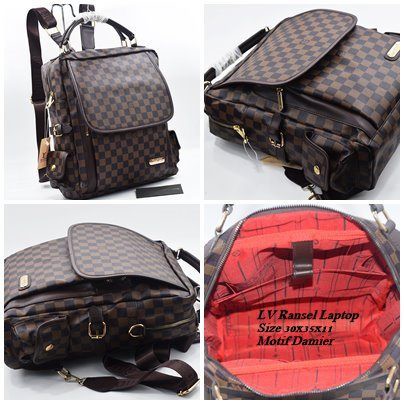 BIG SALE ! RANSEL LV PREMIUM TAS PUNGGUNG REST RANSEL IMPORT RANSEL LAPTOP