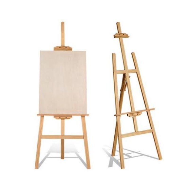 Jual stand lukis / stand foto / easel kayu Shopee Indonesia