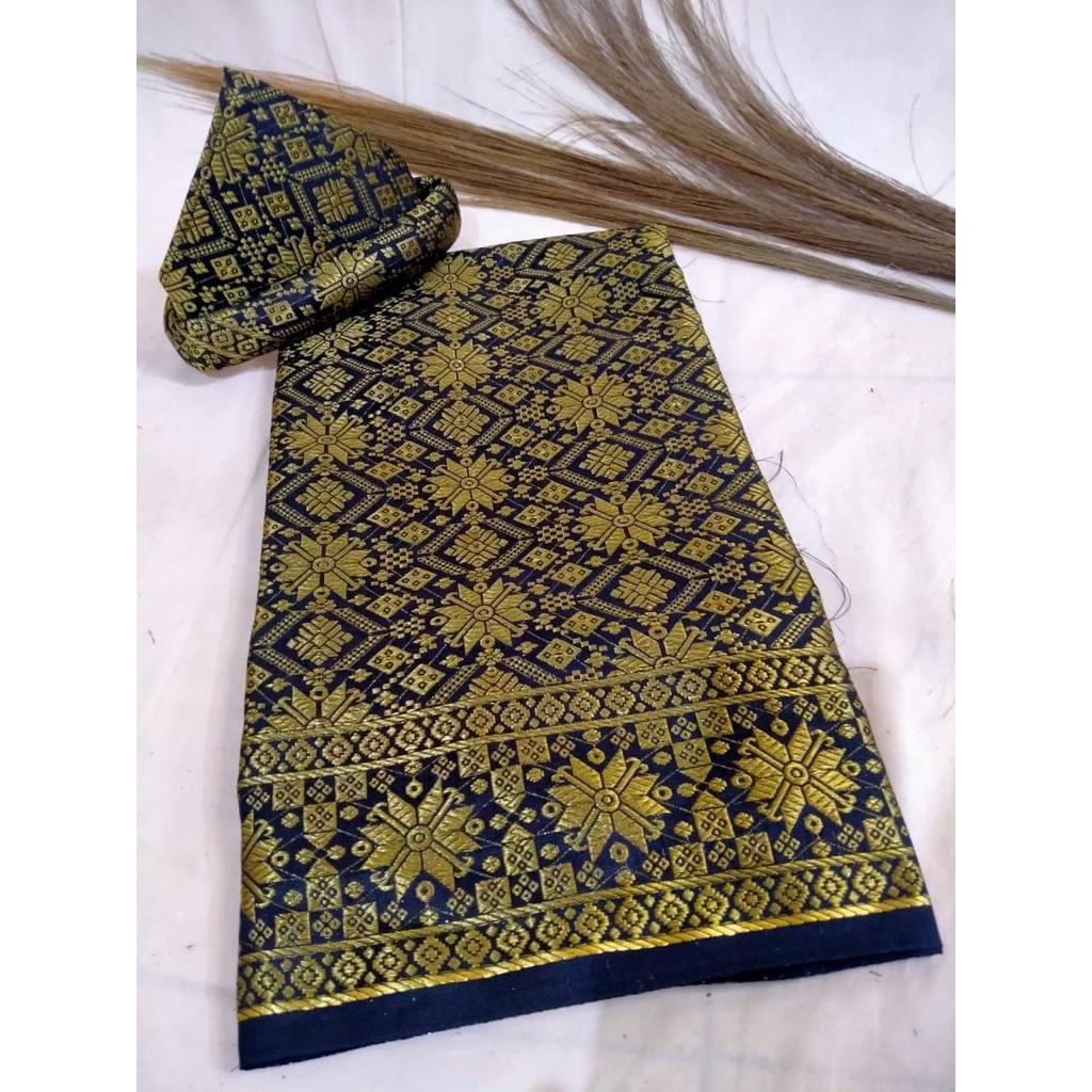 Jual Kain Sarung Pria Rumpak Songket Dan Tanjak Songket Palembang ATBM ...