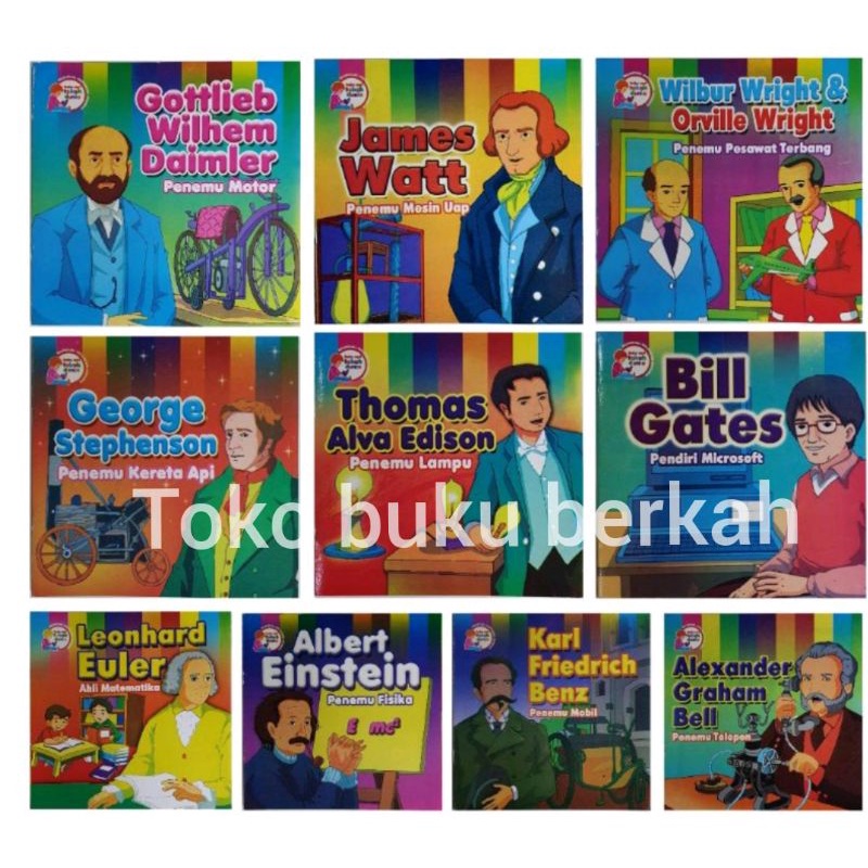 Jual Buku Seri Tokoh Dunia Blingual Full Colour (19x19cm) | Shopee ...