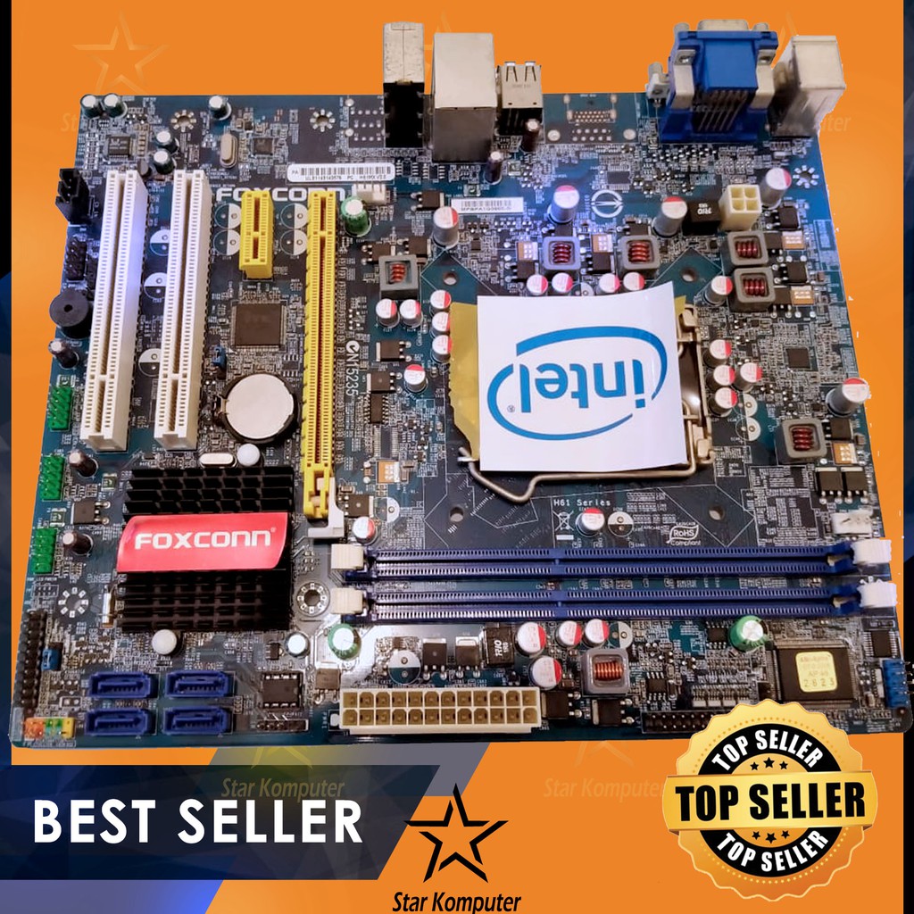 Jual MOTHERBOARD FOXCONN H61 LGA 1155 Shopee Indonesia