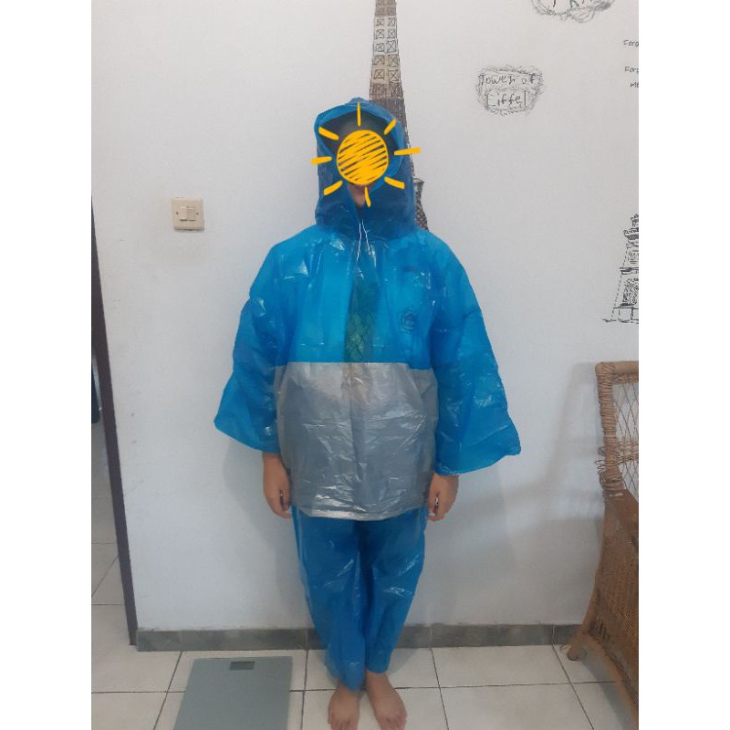 Jual Jas Hujan Plastik Set (baju Celana) | Shopee Indonesia