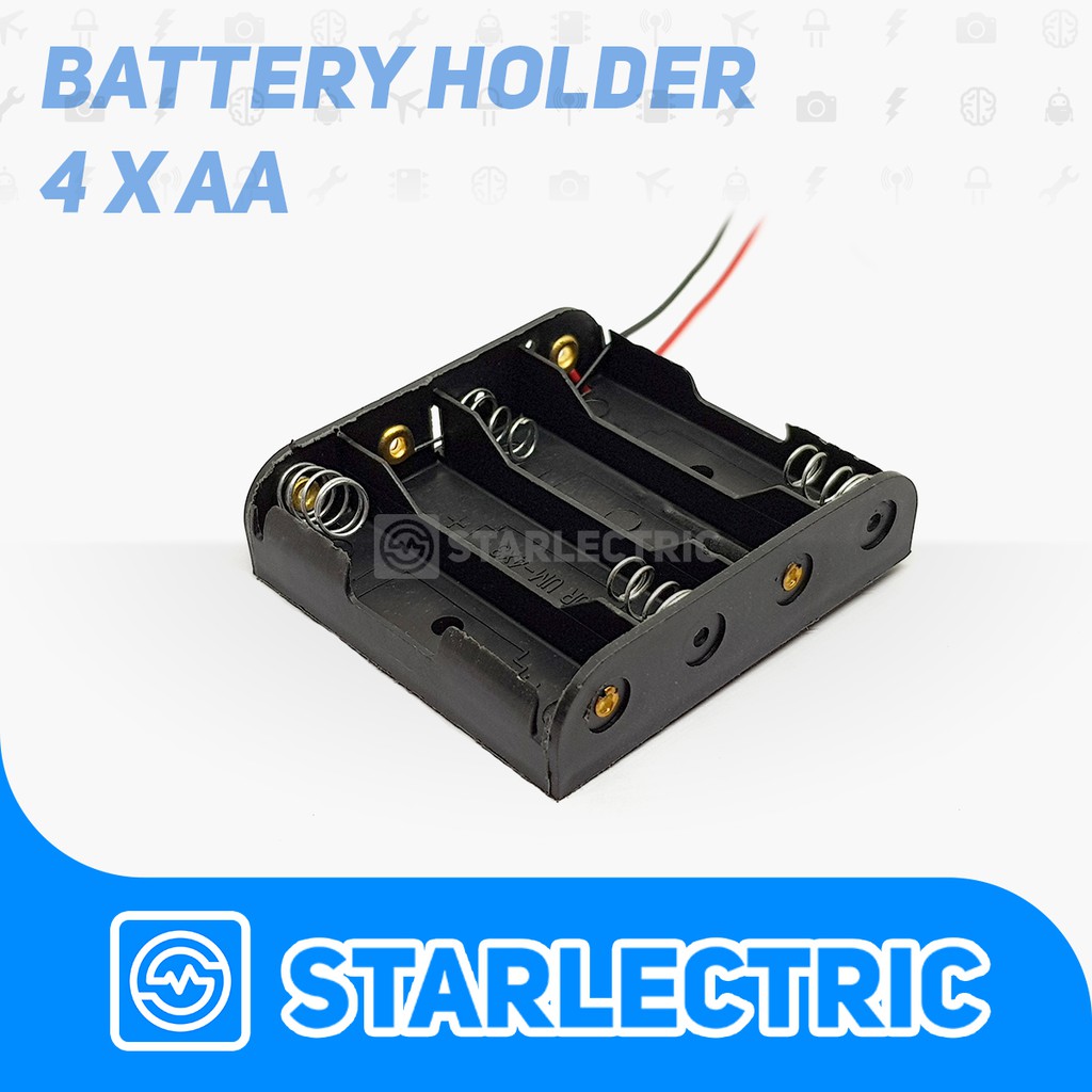 Jual Battery Holder AA x 4 Shopee Indonesia