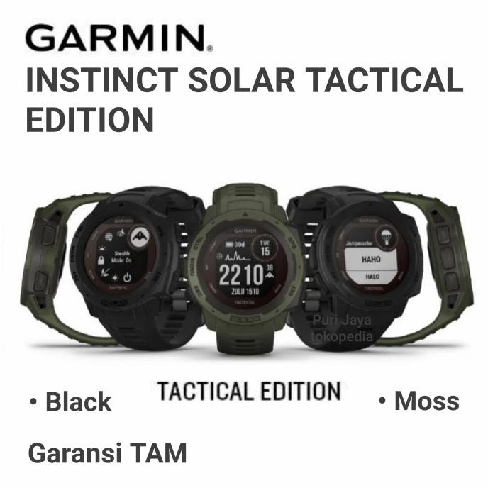 Jual Garmin Instinct Solar Tactical Jam Tangan Smartwatch GPS