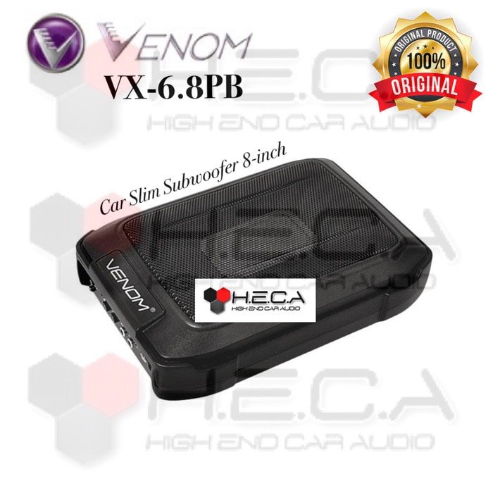 Jual Venom Vx Pb Subwoofer Aktif Active Slim Bass Sub Kolong Vx Pb Shopee Indonesia