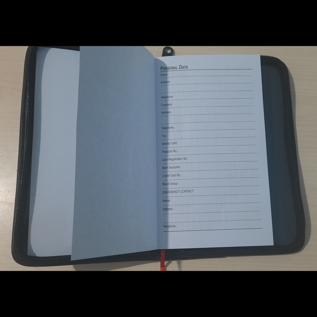 Jual Buku Notes Catatan Agenda Deluxe Agenda Prioritas Kerja Resleting ...