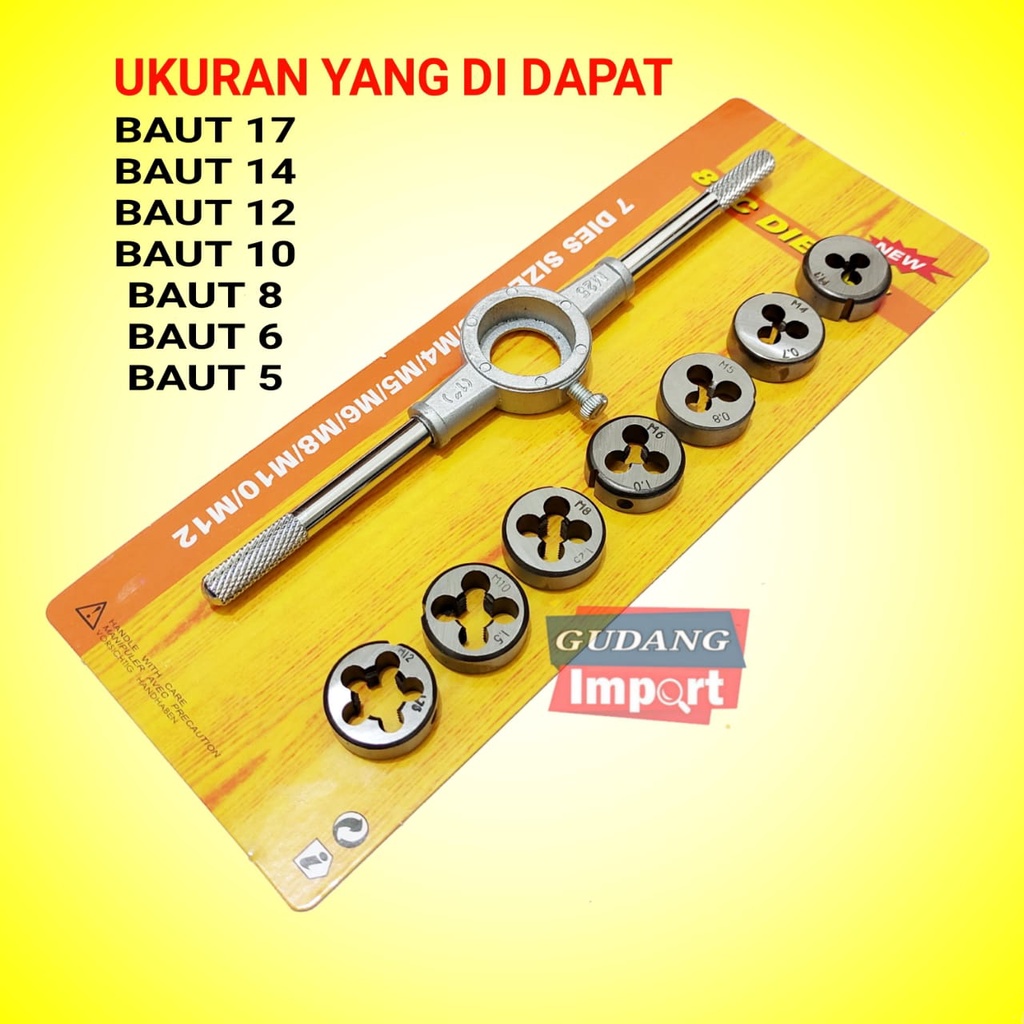 Jual Hand Tap Handtap Senai Drat Derat Baut Set M M M M M M M Shopee Indonesia