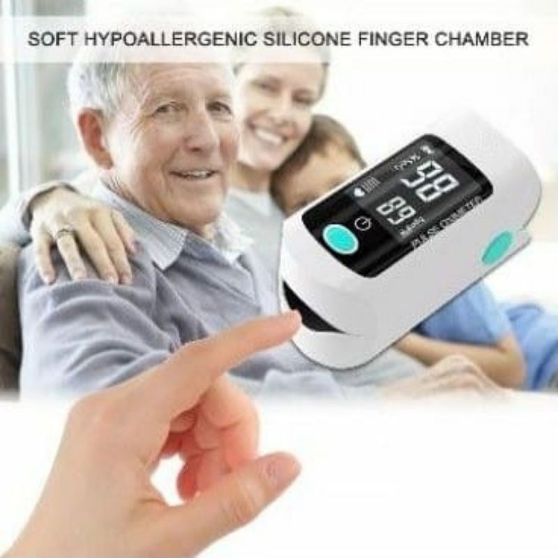 Jual Oximeter Pulse Sp02 Fingertip Oximetry..alat pengukur detak ...