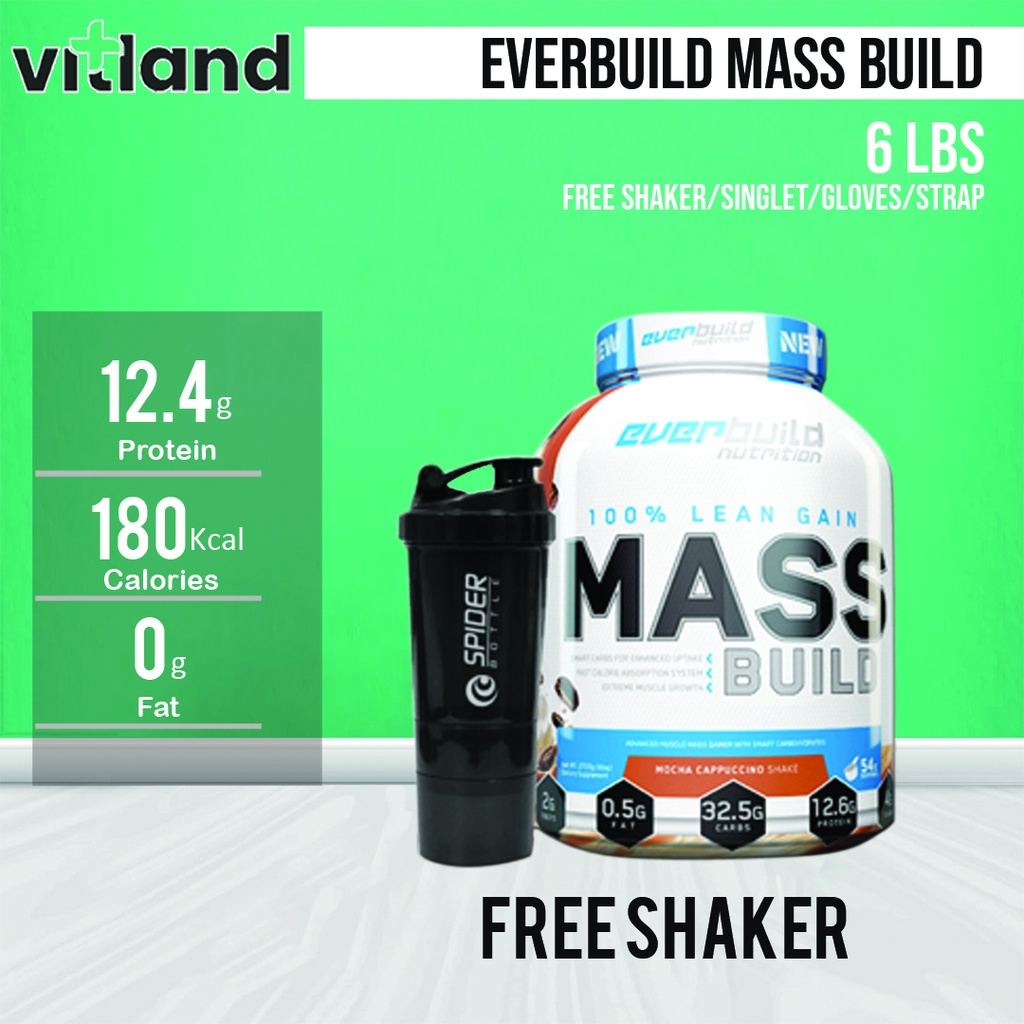 Jual Everbuild Mass Build Gainer 6 Lbs Lean Gain Shopee Indonesia