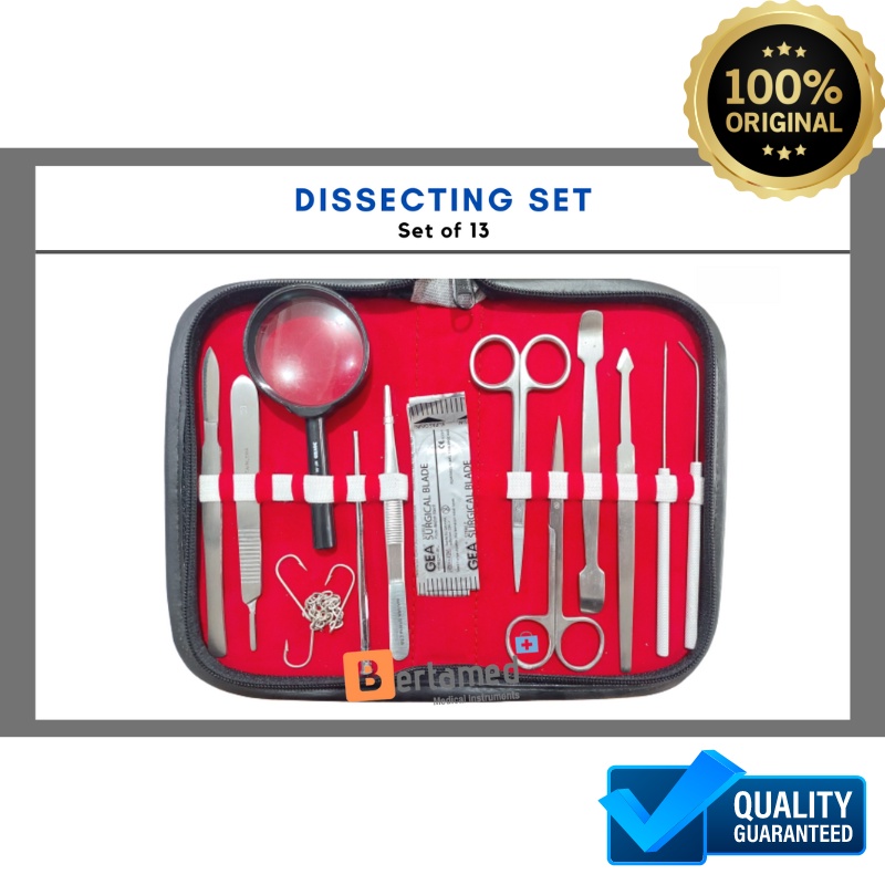 Jual Dissecting KIT / Disecting Set Kit / Alat Bedah Hewan | Shopee ...