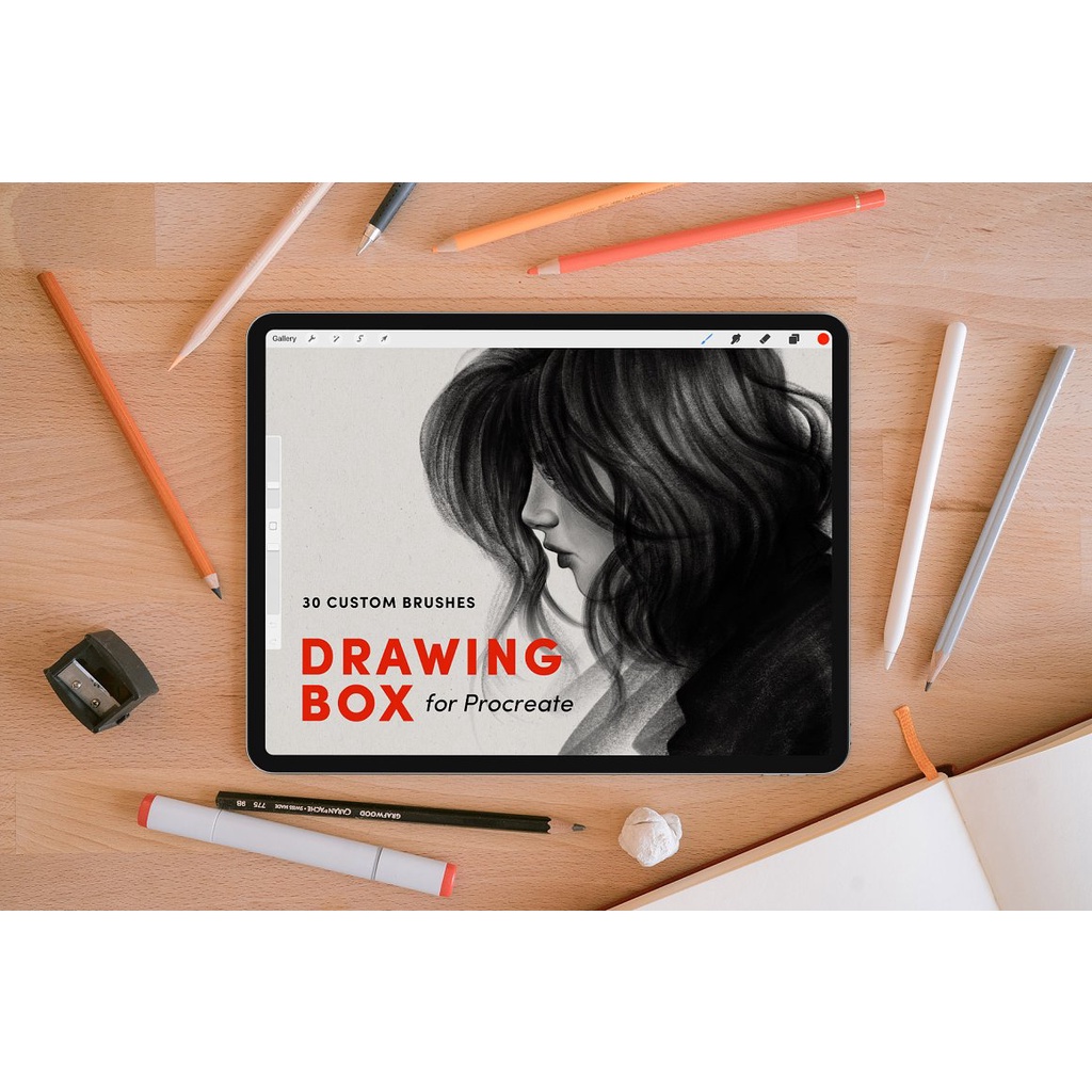 Jual Procreate Brush - Drawing Box Brushes for Procreate | Shopee Indonesia