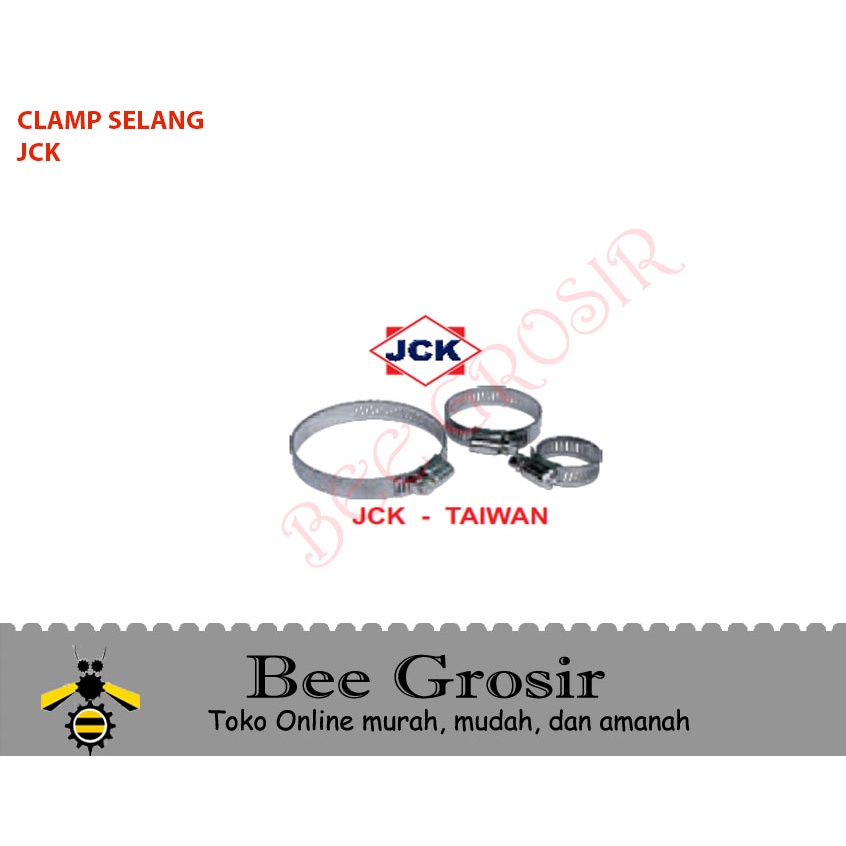 Jual JCK Clamp Selang Made in Taiwan Klem Slang ukuran 1/2 inch 4