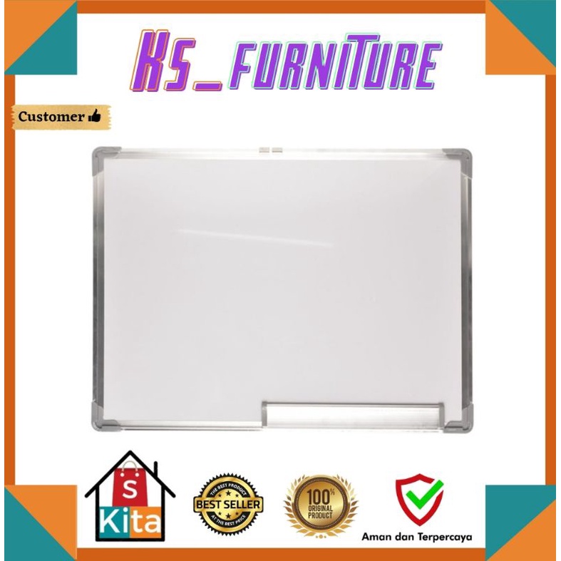 Jual Papan tulis Dinding Alumunium ukuran 30x45 Cm /Papan tulis ...