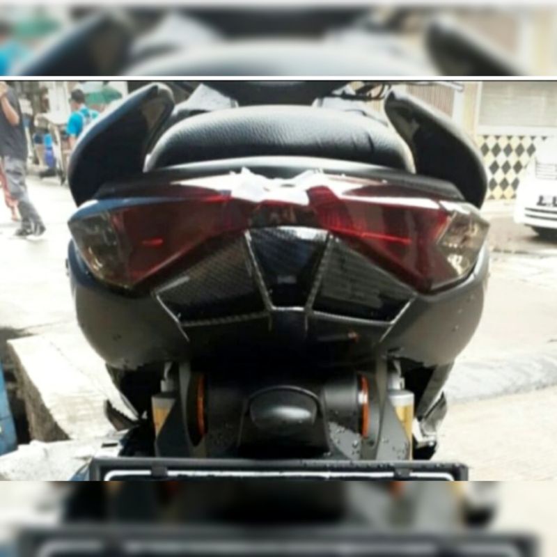 Jual Cover Stoplamp Bawah Nmax New Karbon Modifikasi Carbon Motor